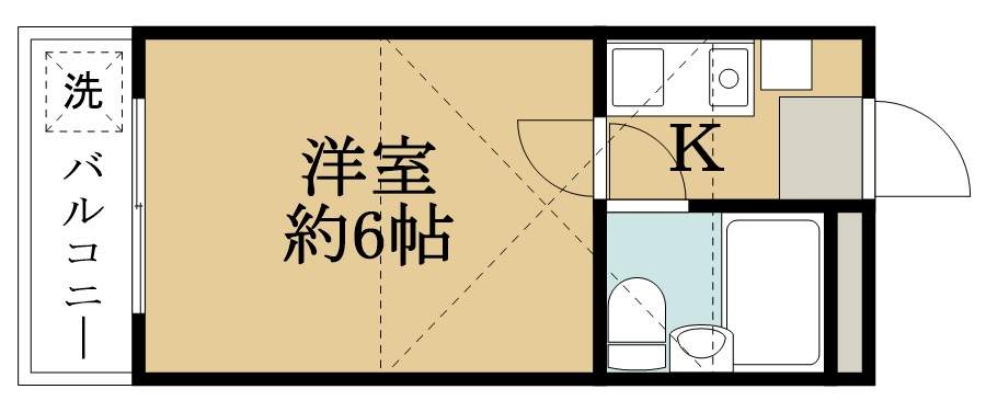 ジュネパレス北習志野第８ 102号室 間取り