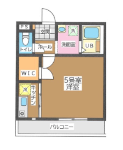 ラウレアファースト 305号室 間取り