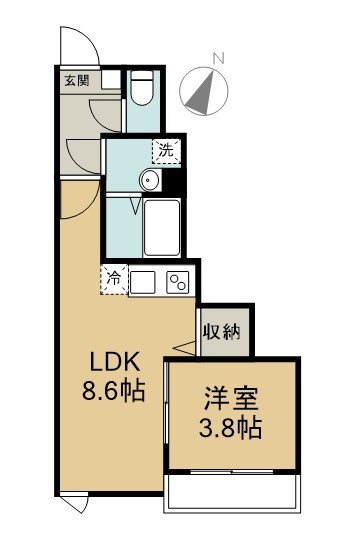 ウィンメゾン薬園台 101号室 間取り