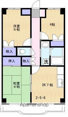 ヴィクトリーマンションＫＥＩ 505号室 間取り