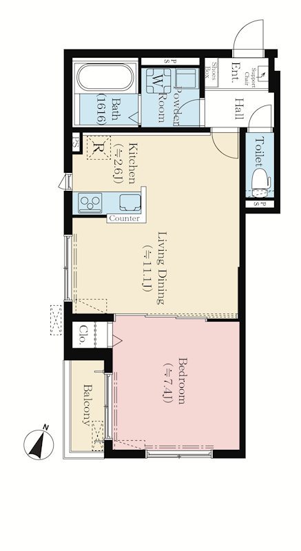 ＴＨ－Ｍａｉｓｏｎ習志野台 203号室 間取り