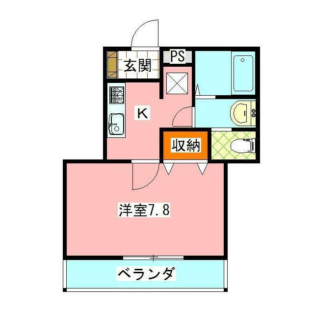 コンプリート 202号室 間取り