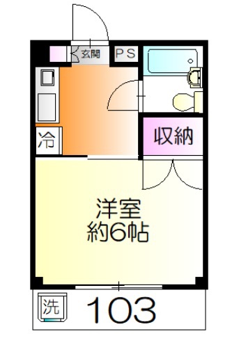 レナジア京成大久保 303号室 間取り