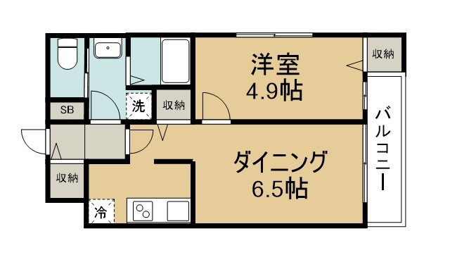 アルファリンデン 302号室 間取り