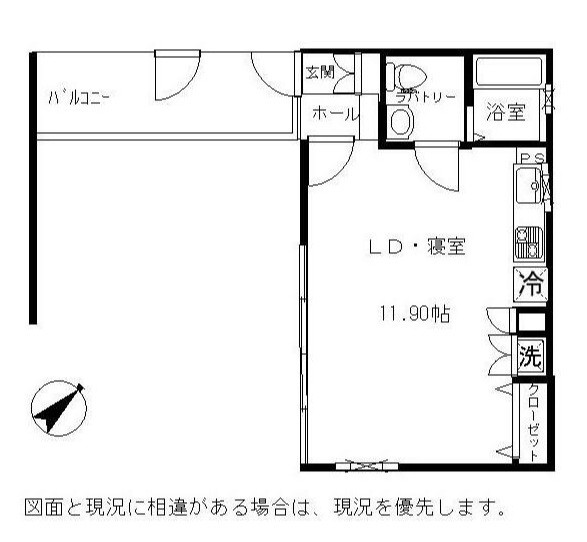 ＦＬＡＴ　Ｙ 302号室 間取り