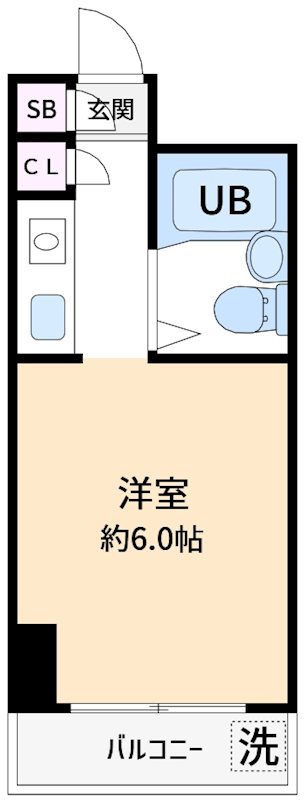 ウィンド津田沼 504号室 間取り