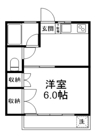 高根公団ハイツ 202号室 間取り