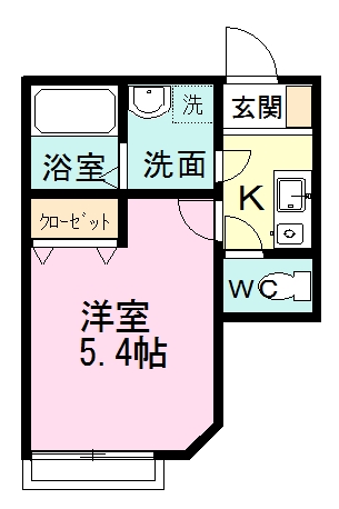 チャオ北習志野 201号室 間取り