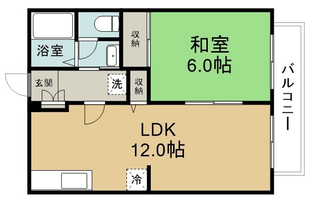 ＰＥＡＲサンビレッジ北中沢Ａ 103号室 間取り
