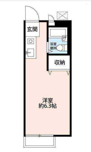 アメニティ― 201号室 間取り