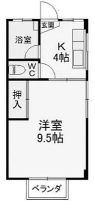 山和マンション 203号室 間取り