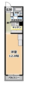 ヒルサイドテラス 303号室 間取り