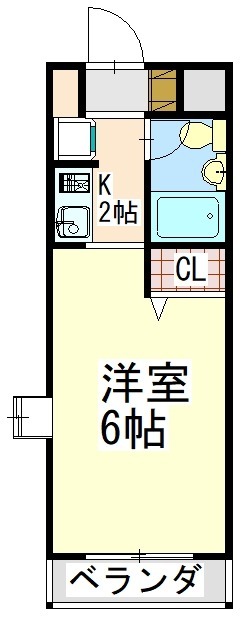ジョイフル津田沼 105号室 間取り