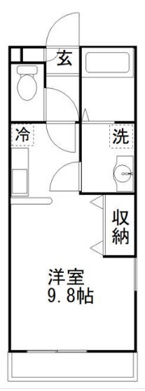 Ｔ&rsquo;ｓハイツ八千代台西 204号室 間取り