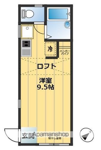 ｅｓ津田沼 101号室 間取り