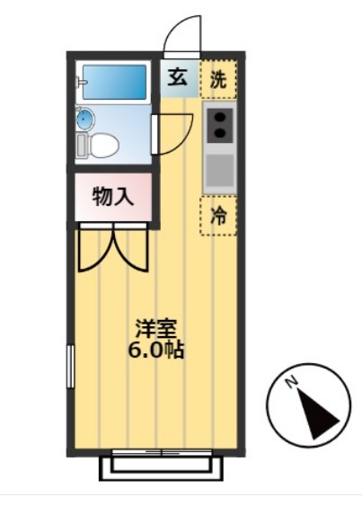 エステートピアタジマ 201号室 間取り
