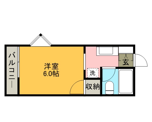 ファミーユちくま 201号室 間取り