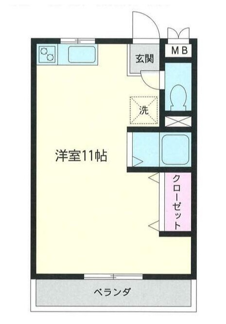 オネスティ大久保弐番館 102号室 間取り