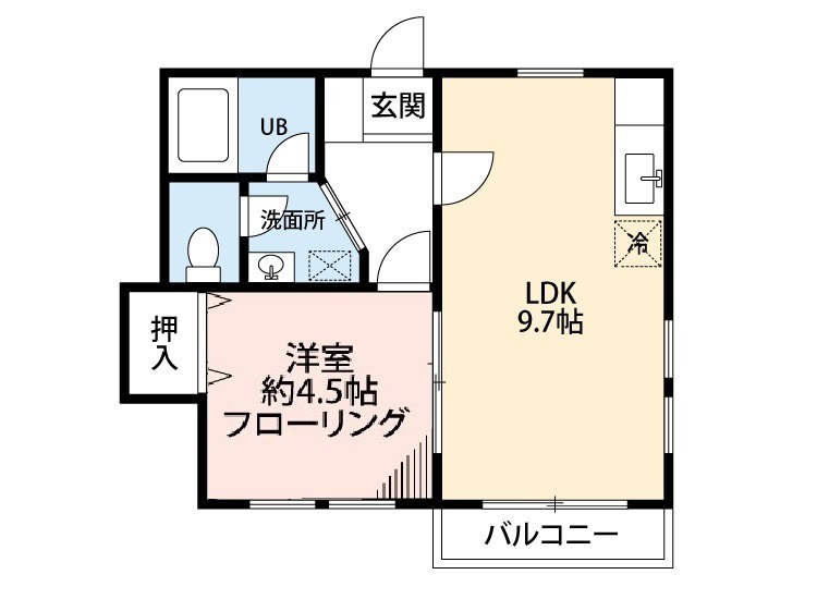 &alpha;ＮＥＸＴ津田沼第７ 101号室 間取り