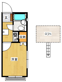 サンパレス大久保壱番館 103号室 間取り