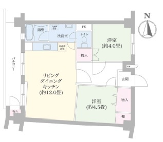 大久保パールマンション 502号室 間取り