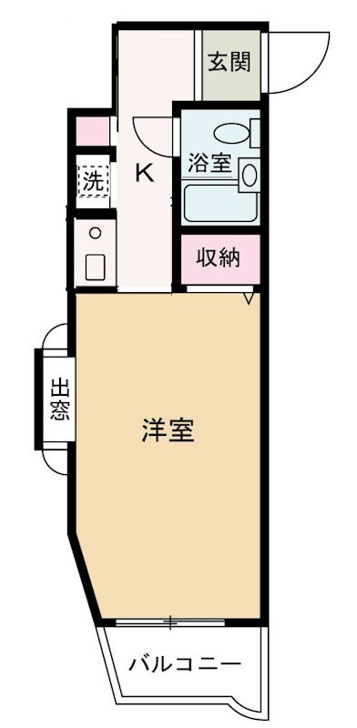 アピス東船橋 301号室 間取り
