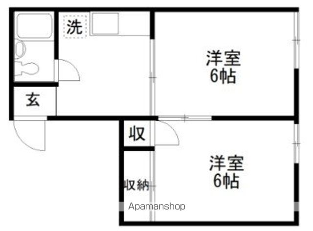 ホワイトルーム 103号室 間取り