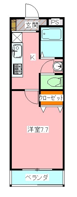 レキシントン 303号室 間取り