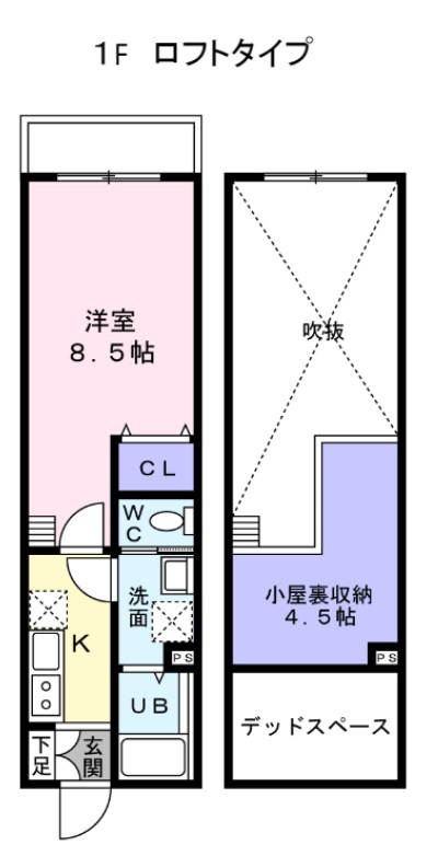 ＳパレスⅣ 108号室 間取り