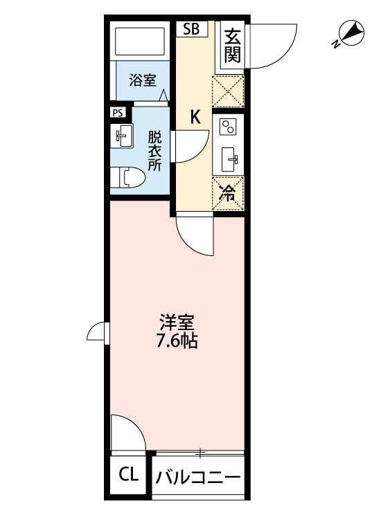 レガーロ藤崎 104号室 間取り