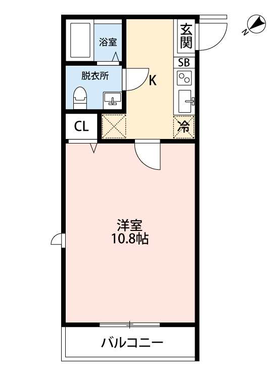 レガーロ藤崎 303号室 間取り