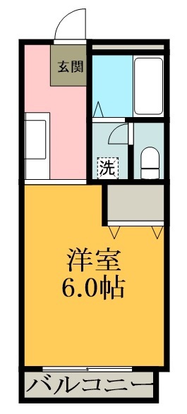 グリーンヒルズ（９３８－２８） 105号室 間取り
