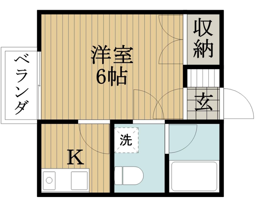 チェリー２１ 201号室 間取り