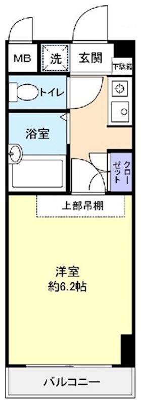 ラ・コート・ドール津田沼 605号室 間取り