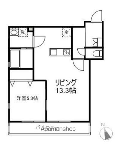 クオーレ東習志野 302号室 間取り