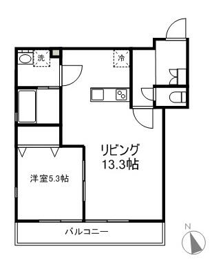 クオーレ東習志野 302号室 間取り