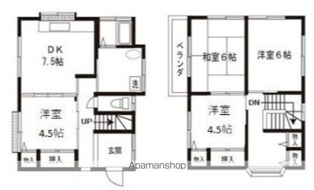 紫関邸 間取り