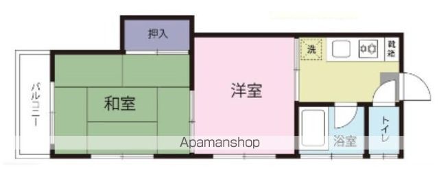 コーポワン 102号室 間取り