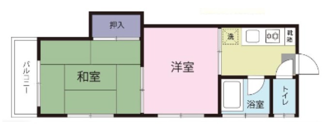 コーポワン 102号室 間取り