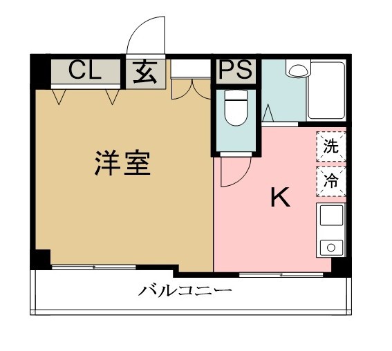 ベラルーサ１１番館 205号室 間取り