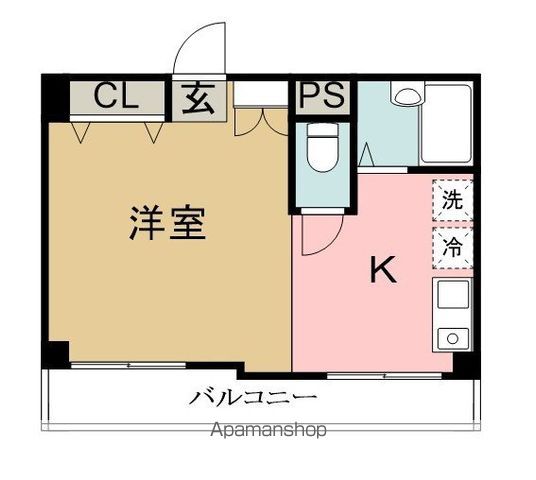 ベラルーサ１１番館 205号室 間取り