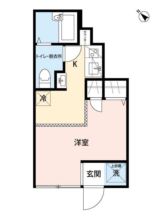 グリーム前原 1004号室 間取り