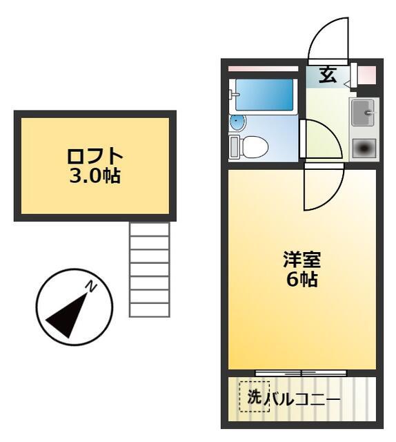 ジュネパレス習志野第８ 203号室 間取り