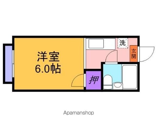 グリーンハイム 207号室 間取り
