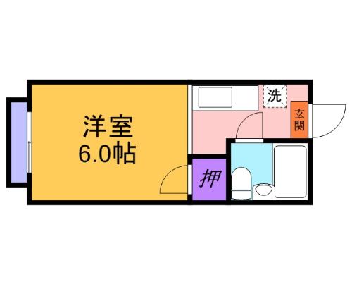 グリーンハイム 0207号室 間取り
