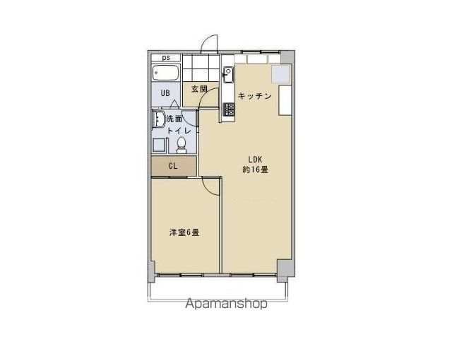 東八コーポ 503号室 間取り