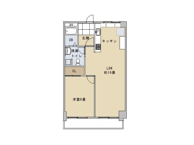 東八コーポ 503号室 間取り