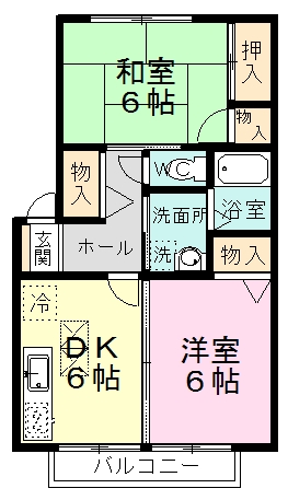 グランヴューラ高根台 103号室 間取り