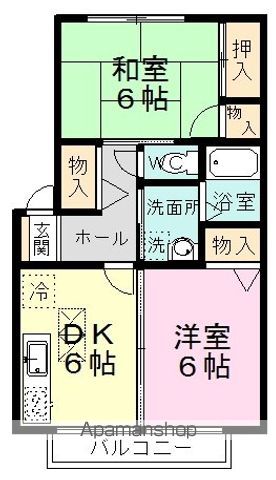 グランヴューラ高根台 103号室 間取り