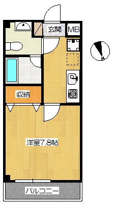ＣーＳＱＵＡＲＥ奏の杜 302号室 間取り